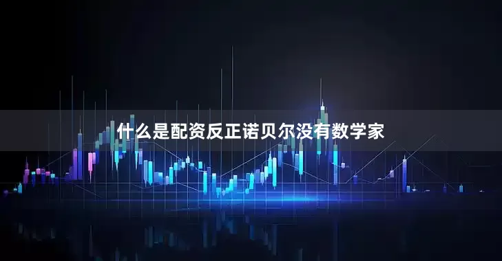 什么是配资反正诺贝尔没有数学家
