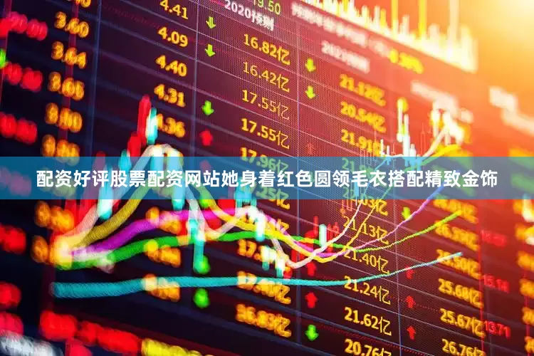 配资好评股票配资网站她身着红色圆领毛衣搭配精致金饰